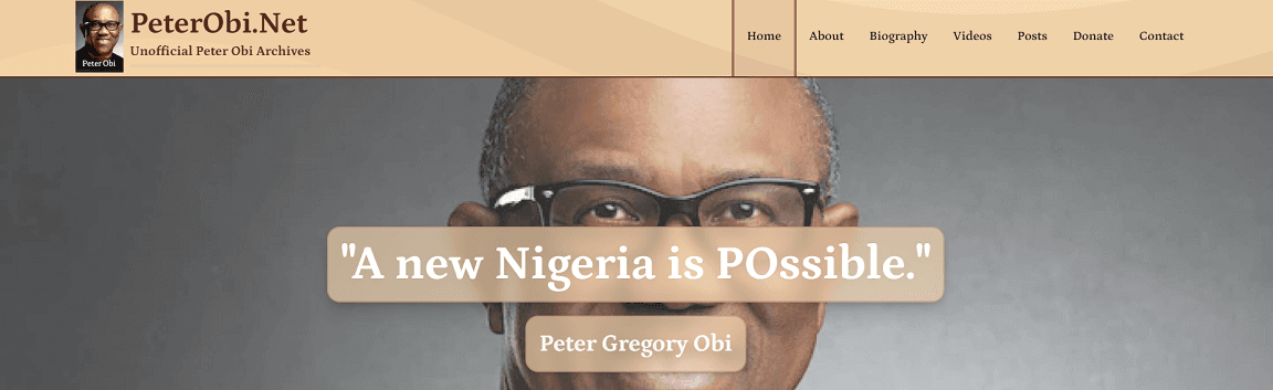 PeterObi.net