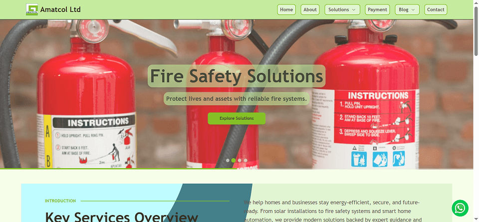 Screenshot of amatcol-ng-ltd